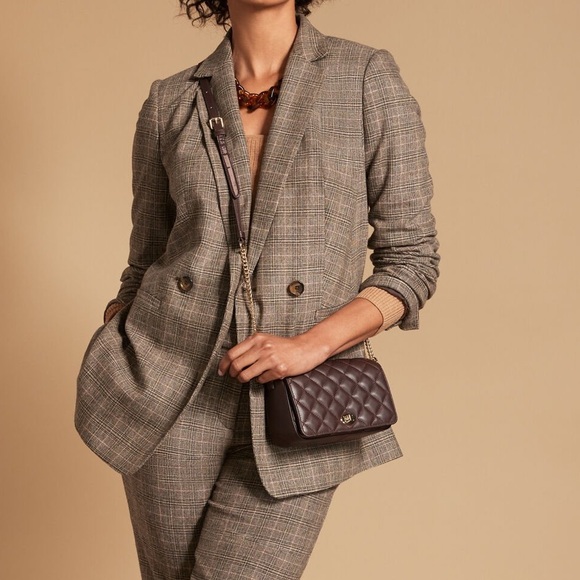 Aquascutum Brown Wool Tweed Blazer/ Jacket (Saks Fifth) VTG - Picture 13 of 15